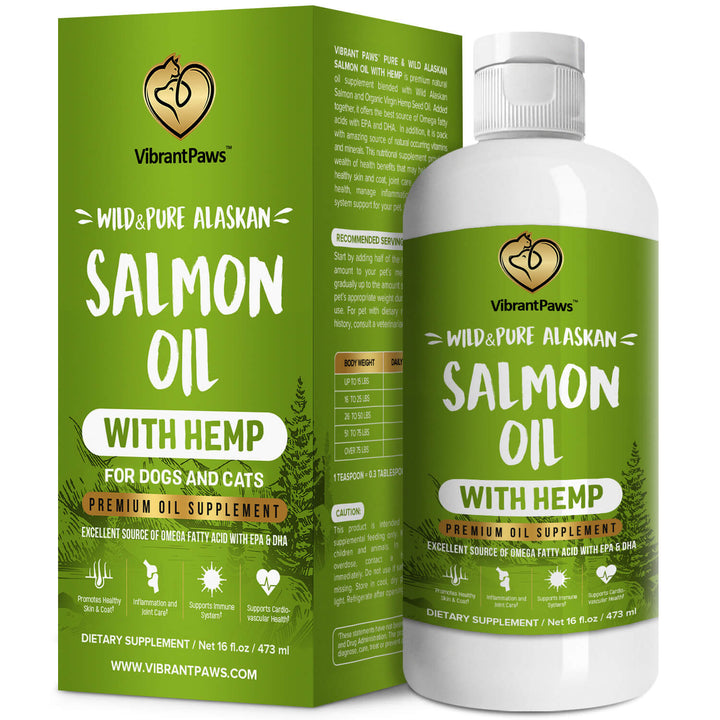 Vibrant Paws Salmon Oil with Hemp